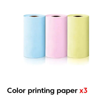 Mini Printer Thermal Paper Label Sticker Colorful Adhesive Self-adhesive Paper